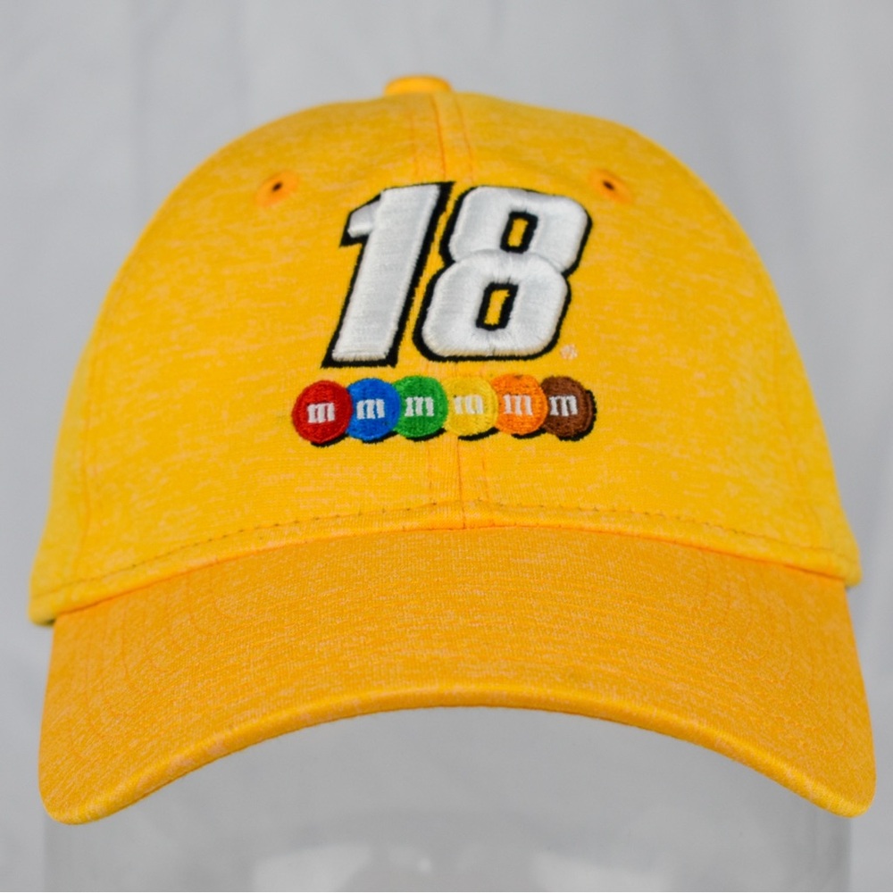 Yellow M&M NASCAR Kyle Busch Racing Cap
